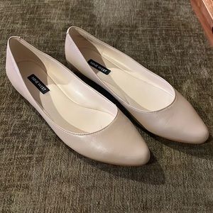 Nine West Nude Pointed Toe Flats